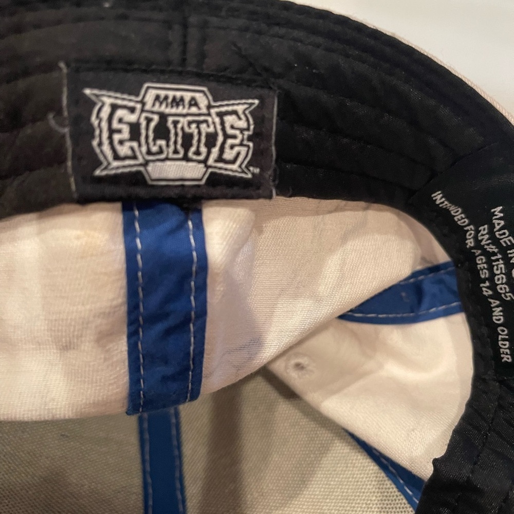 MMA Elite Cross Embroidered Mens/Women’s Cap Size S/M Y2K - Picture 4 of 5